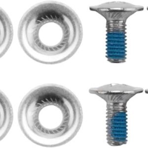Snowboard Binding Schroeven - Bevestigingsset Ski - Wintersport Onderhoud - Universele Montage - 12 Sets - Zilver Blauw
