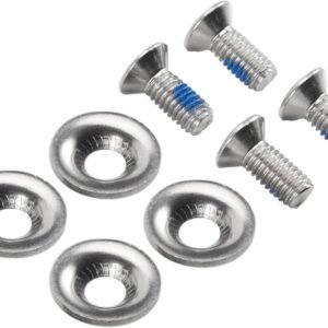 Snowboard Binding Schroeven - Bevestigingsset - Snowboard Onderhoud - Universele Montage - 16 Stuks - Zilver Blauw