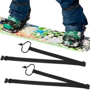 Snowboard Draagband - Skistroppen Set - Winter Sport Transport - Verstelbare Sling - 2 Stuks
