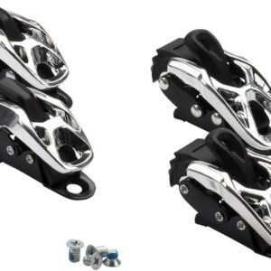 Snowboard Gespen Set - Binding Gespen - Snowboarden Reparatie - Universele Pasvorm - 8 stuks - Zwart