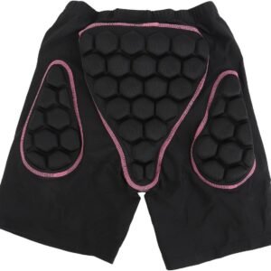 Snowboard Heupbeschermer - Ski Shorts Beschermend - Val Preventie Wintersport - 3D Spons Schokabsorptie - Unisex Volwassene - Zwart