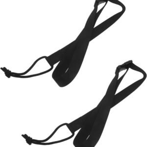 Snowboard Leashes - Veiligheidsriemen Set - Wintersport Veiligheid - Snelontgrendeling Grip - 68 cm Lengte - Zwart