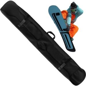 Snowboard Mouw Cover - Snowboard Tas Beschermhoes - Snowboard Transport - Kras- en Deukbescherming - 150 cm - Zwart