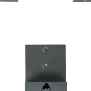 Snowboard Muurbeugel - Snowboardhouder Wandmontage - Snowboard Opbergen - Driepunts Montagesysteem - One size - Zilver