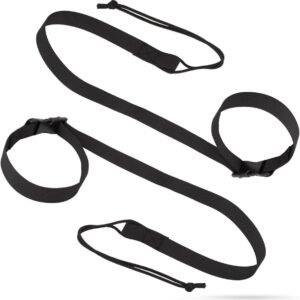 Snowboard Riemen - Ski Accessoires - Veilig Transport - Verstelbare Lengte - 96 cm - Zwart
