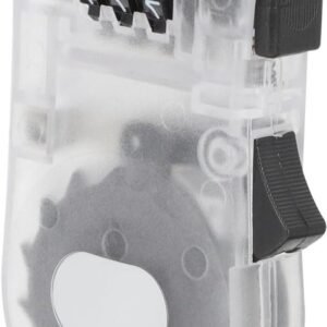 Snowboard Slot - Kabelslot Fiets - Waardevolle Spullen Beveiligen - Driecijferig Wachtwoord - 9 x 6 x 1.5 cm - Transparant