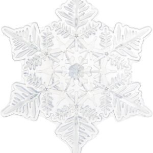 Snowboard Stomp Pad - Grip Pad Ski - Veilige Binding - 3D Sneeuwvlok Design - 13x11.5 cm - Transparant