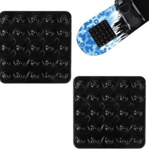 Snowboard Stomp Pads - Antislip Pads - Extra Grip - Zelfklevend PVC - 2 Stuks 12x12cm - Zwart