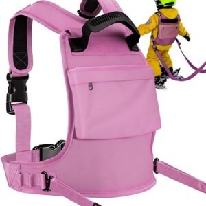 Snowboard Trainingsharnas - Wintersport Riem - Kinderen Leren - Valbescherming - 40 x 30 cm - Roze
