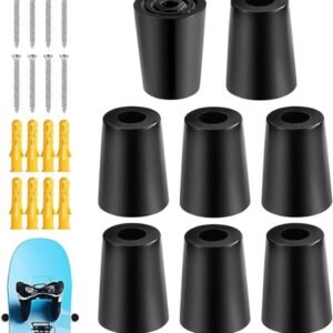 Snowboard Wandhouder - Ski Hangers Muur - Sportuitrusting Opbergen - Slimme Verticale Opslag - 3.1 x 2.4 cm - Zwart