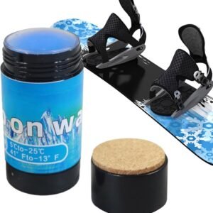 Snowboard Wax - Coating Stick - Snel Glijden - Vermindert Wrijving - 70g - Zwart