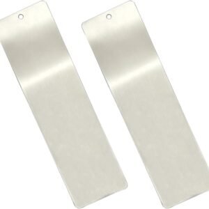 Snowboard Wax Schraper - Ski Gereedschap - Onderhoud Ski Basis - Roestvrij Staal - 2 Stuks - Metaal