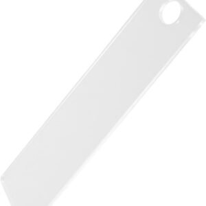 Snowboard Wax Scraper - Ski Wax Remover - Snowboard Onderhoud - Universeel Compatibel - 23 x 5.7 cm - Transparant