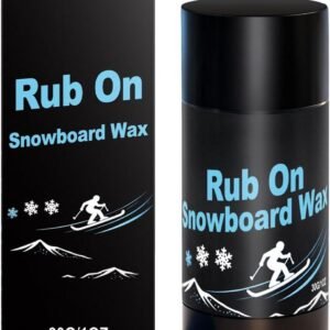 Snowboard Wax - Ski Onderhoud - Soepel Glijden - Met Kurk Applicator - 30 Gram