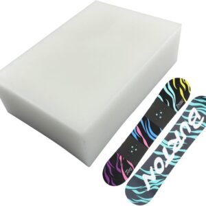 Snowboard Wax - Ski Wax - Alle Temperaturen - Verbeterde Snelheid - 7.8cm x 5.2cm - Wit
