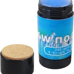 Snowboard Wax Stick - Onderhoudswas Ski - Prestatieverbetering Ski - Wrijvingsverminderaar Zonder Warmte - 70 G - Zwart