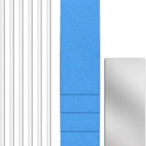 Snowboard reparatieset - Ski onderhoud - Basis herstellen - Compleet met schraper - 6 P-Tex sticks - Wit