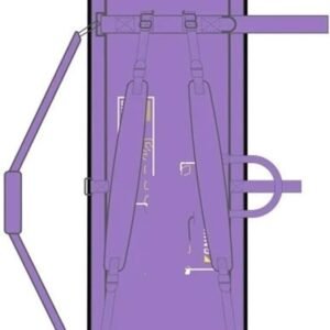 Snowboardhoes - Skibag - Wintersport Transport - Verdikte Krasbescherming - 160cm - Paars
