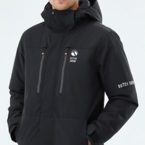 Snowboardjas - Dutch Snow - Glacier collectie - zwart - maat L