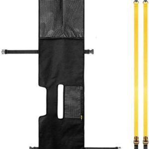 Snowboardtas - Stevige waterdichte hoes voor 61-76 cm koffer en uitrusting | 900D Oxford- met verstelbare singels, draaggrepen, opbergzakken, te gebruiken voor helmen, jassen, sleutels