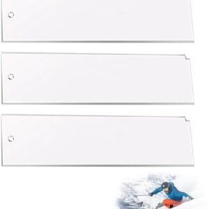 Solidchoice - Skiwasverwijderaar Set van 3 Stuks - Acryl Skiaftrekmes voor Snowboard en Alpineski