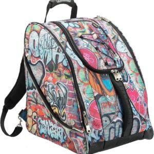 Sport Boot Bag - Ski Tas Laarzen - Wintersporter Opbergen - Geïntegreerde Rugzakriemen - 58.5 Liter - Grafitti