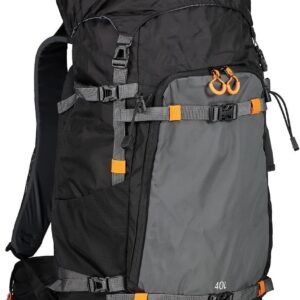 Sport Rugzak - Outdoor Tas - Wintersport Trip - Externe Bevestiging Riemen - 40 Liter - Zwart