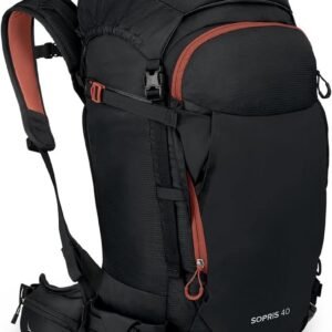 Sportrugzak - Outdoor tas - Wintersport uitrusting - Unisex ontwerp - 31x32x66 cm - Zwart
