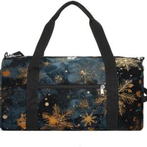 Sporttas Duffle Bag - Gymtas Weekendtas - Sport Reizen - Sneeuwvlok Patroon - 46 x 22.6 x 23.6 cm - Stijl
