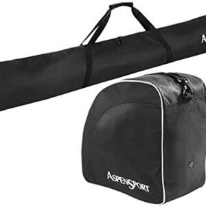 Sporttas Set - Reis Tassen - Wintersport Gear - Set van Twee - 50 Liter - Zwart