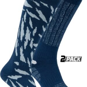Starling Skisokken Heren - 2-pack - Maat 35/38 - Blauw - Effen/Camoprint