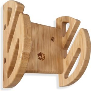 Stevige Wandhouder voor Skateboard, Longboard of Snowboard - Bamboe Hout