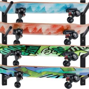 Stevige Wandsteun voor Skateboard, Snowboard en Ski - Horizontale Montage