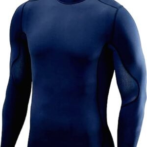 SuperThermal Compressieshirt Met Lange Mouwen En Ronde Hals - Thermo Sportshirt Voor Heren En Jongens - Ideaal Voor Wintertraining