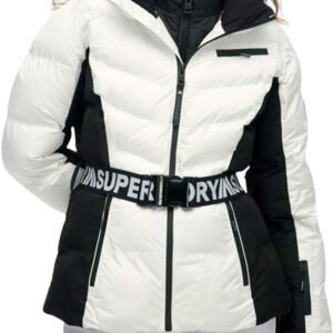 Superdry Luxe Belted Padded Skijas Dames - Maat 12