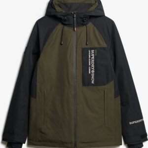 Superdry SKI FREESTYLE CORE JACKET Heren Wintersportjas - Army Khaki - Maat S