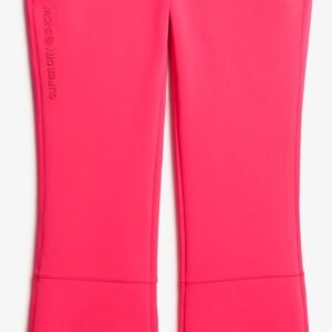 Superdry SKI SOFTSHELL SLIM TROUSERS Dames Wintersportbroek - HYPER FIRE PINK - Maat S