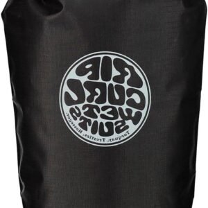Surf Barrel Tas - Sporttas Strandtas - Watersport Gear Opslag - Volledig Gelaste Constructie - 20 Liter - Zwart Grijs