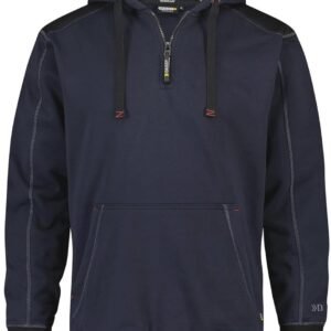 Sweater met Kap - 4XL - Zwart