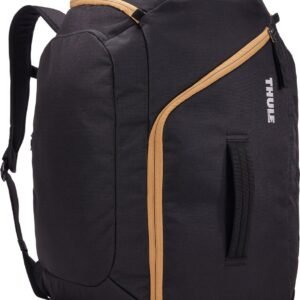 THULE Sporttas RoundTrip Boot Backpack 60L Black / Mustard Zwart