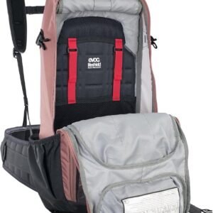 Technische Fietsrugzak 16L met Rugprotector, Helmhouder en 3L Drinkcompartiment - Maat S