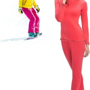 Thermisch Ondergoed Set Dames Lange Mouwen en Legging voor Ski en Extreme Kou
