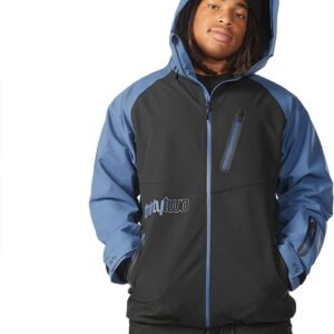 Thirtytwo Grasser Jas Blauw,Zwart M Man