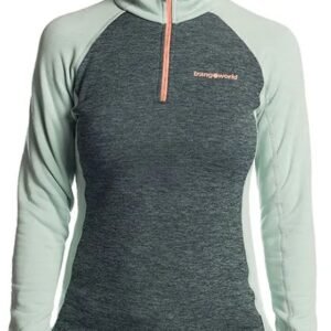 Trangoworld Palieres Fleece Met Halve Rits Groen L Vrouw
