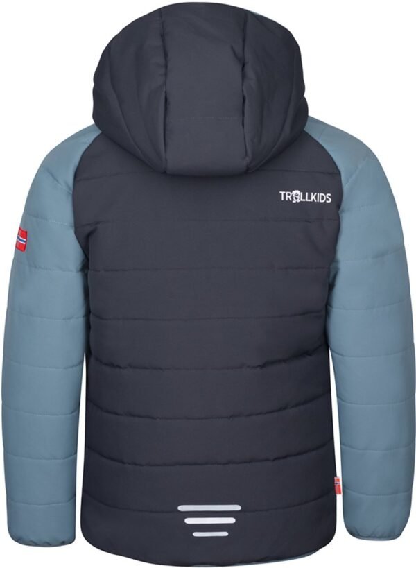 Trollkids Hafjell Pro Jas Blauw,Grijs 116 cm Jongens,Meisjes