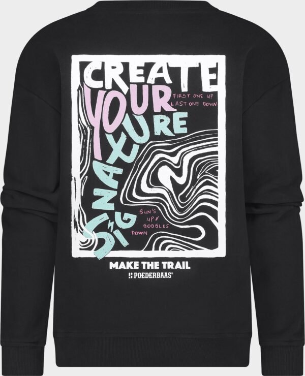 Trui Poederbaas Women Arty Sweater Black-M