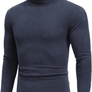 Turtleneck Heren Trui Regular Fit Lange Mouwen