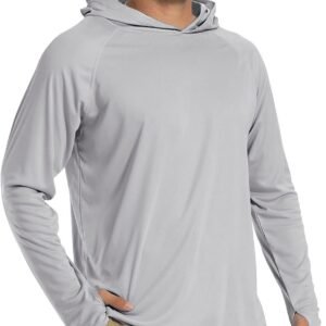 UV Wereldblokkerende Hoodie voor Heren met Lange Mouwen en Duimgaten