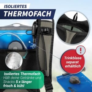 Ultralichte 6L Hardlooprugzak met Isolatiedeken - Voor Trailrunning en Meer