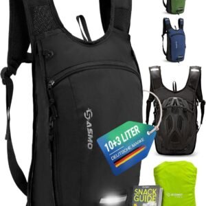 Ultralichte Fietsrugzak met Thermovak en Helmnet - 350 g/6 l, Ideaal voor Mountainbiken